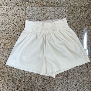NWOT high waisted Vintage Havana faux leather shorts
